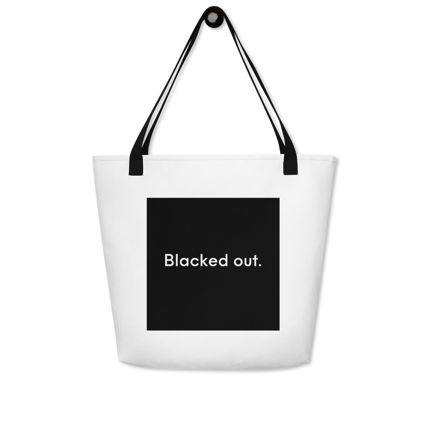 Blacked Out Large Tote