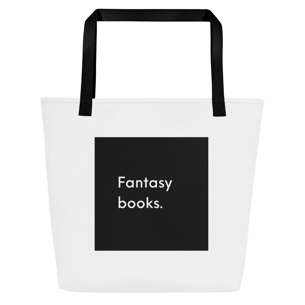 Fantasy Books Large Tote