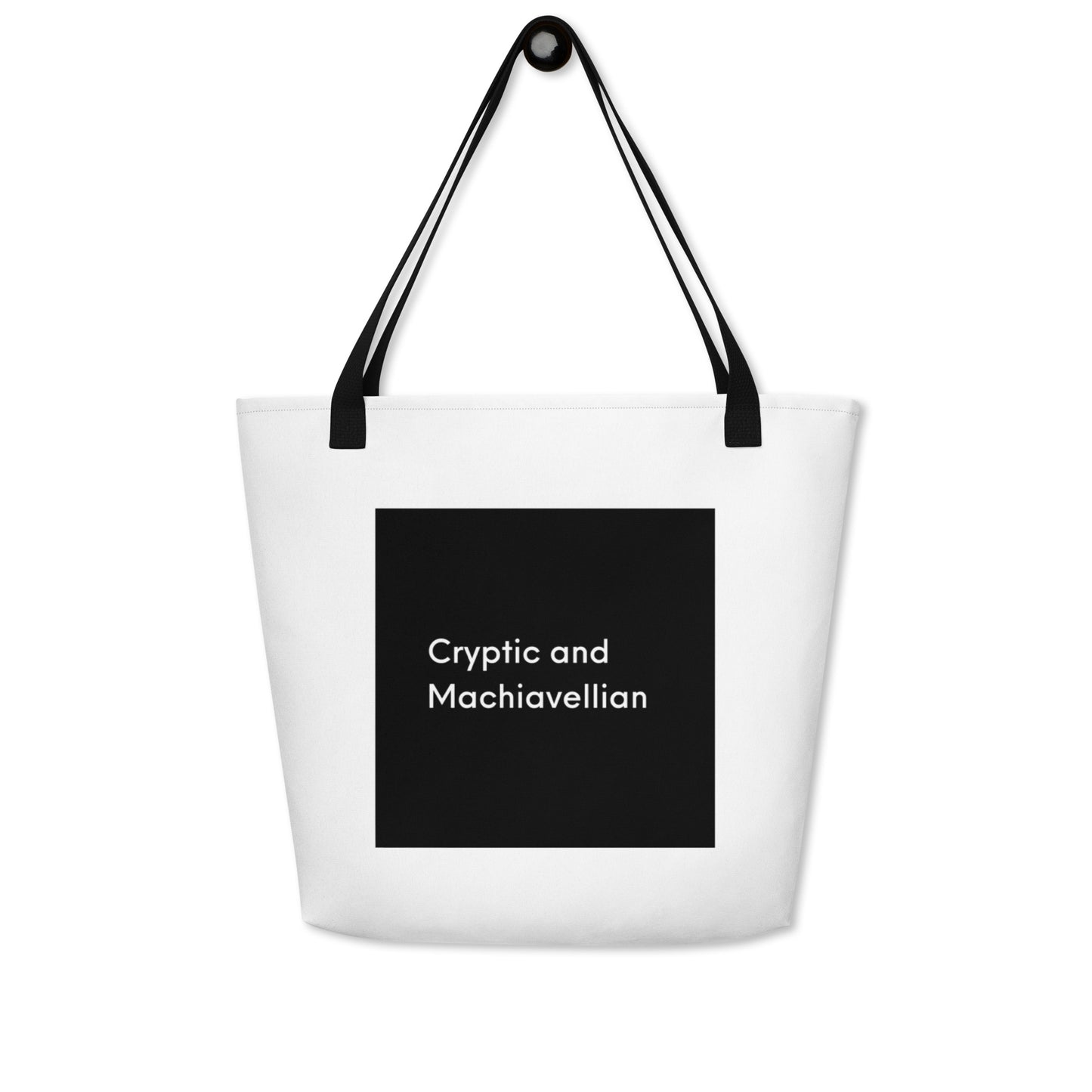 Cryptic and Machiavellian Large Tote
