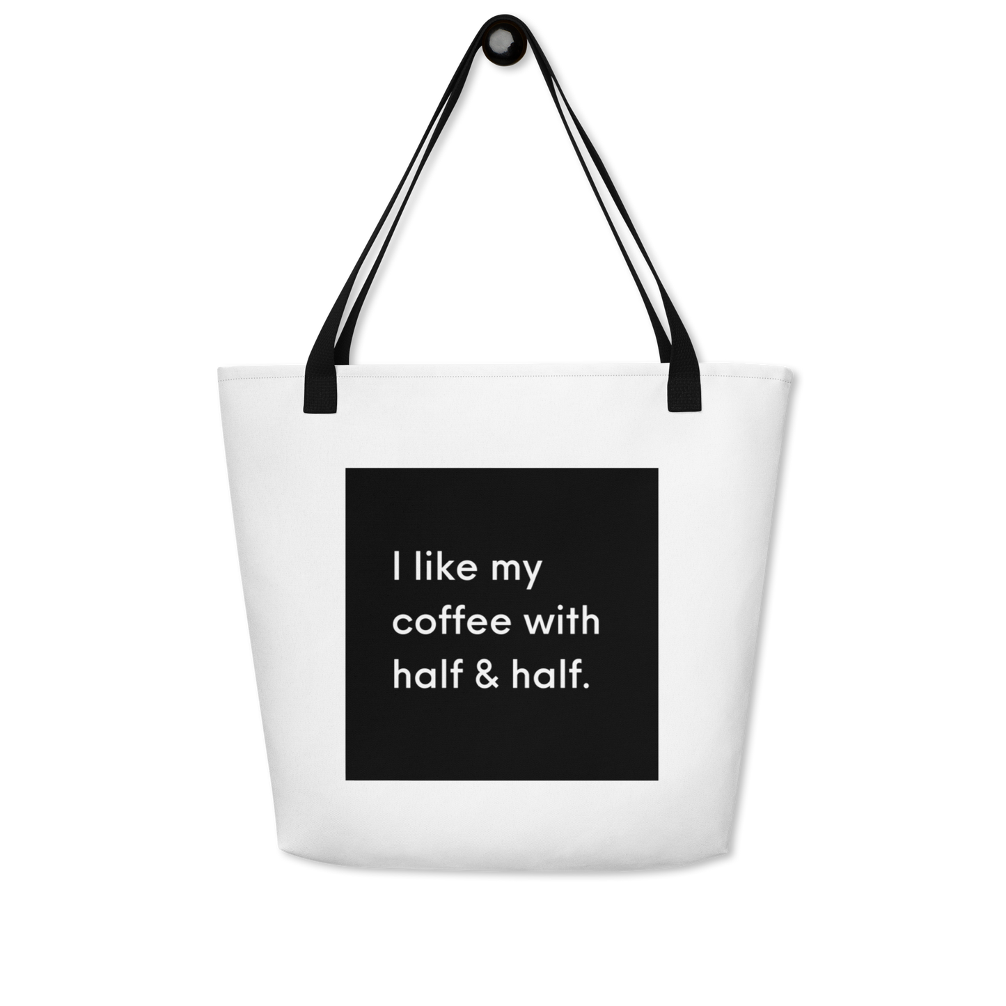 Half n Half Large Tote