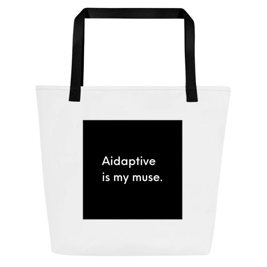 Aidaptive is my Muse Tote Sticker