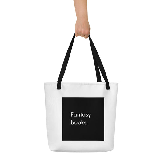 Fantasy Books Large Tote